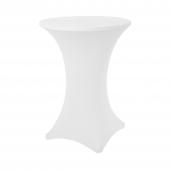 Decostar™ Spandex Cocktail Table Cover - White