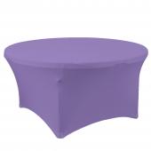 Spandex Round Table Cover 60"- Lavender