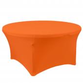Spandex Round Table Cover 60" - Orange