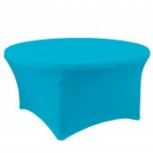 Spandex Round Table Cover 60" - Modern Blue