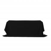 Rectangle Polyester Table Cover 90" x 156" - Black