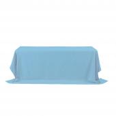 Rectangle Polyester Table Cover 90" x 156" - Blue
