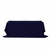 Rectangle Polyester Table Cover 90" x 156"  - Navy