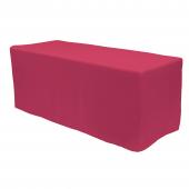Decostar™ Fitted Polyester Rectangular Table Cover 8ft - Magenta