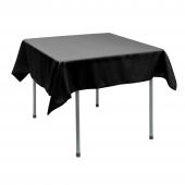Polyester Square Table Cover 54" - Black