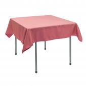 Polyester Square Table Cover 54" - Coral