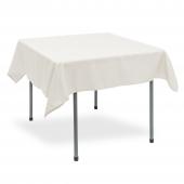 Polyester Square Table Cover 54" - Ivory