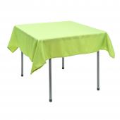 Polyester Square Table Cover 54" - Lime Green