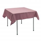 Polyester Square Table Cover 54" - Mauve