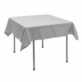 Polyester Square Table Cover 54" - Silver