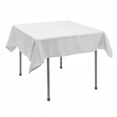 Polyester Square Table Cover 54" - White