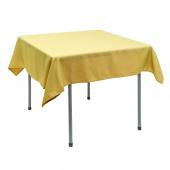 Polyester Square Table Cover 54" - Yellow