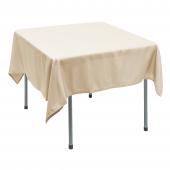 Polyester Square Table Cover 70" - Ivory
