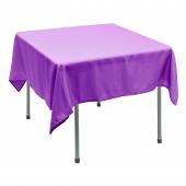 Polyester Square Table Cover 70" - Lavender