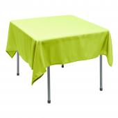 Polyester Square Table Cover 70" - Lime Green