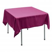 Polyester Square Table Cover 70" - Magenta