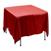 Polyester Square Table Cover 90" - Red