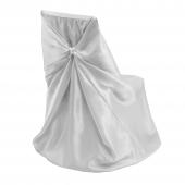 Universal Satin Chair Cover - Silver