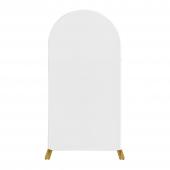 Arch Backdrop Spandex Cover 36" x 72" - White