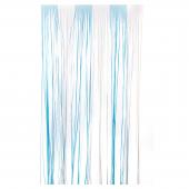 Fringe Party Curtain 96" - Blue and White