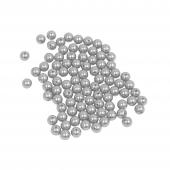 10mm Craft Pearl Beads With Hole 454g/Bag - Silver