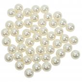 20mm Craft Pearl Beads With Hole 454g/Bag - Ivory