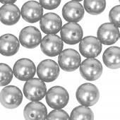 30mm Craft Pearl Beads With Hole 454g/Bag - Silver