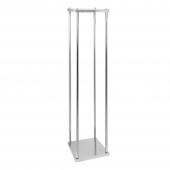 Decostar™ Metal Pillar Flower Stand 48" - Silver