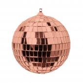 Mirror Disco Balls 4" - Rose Gold