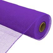 Decorative Plain Poly Mesh Roll 10" - Purple