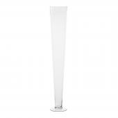 Clear Glass Pilsner Vase 28" - Clear