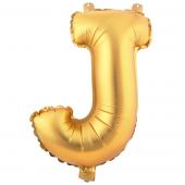 Decostar™ Letter Mylar Foil Balloon 16" - "J"