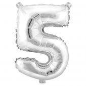 Number Mylar Foil Balloon 16" - "5"