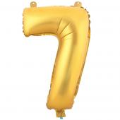 Number Mylar Foil Balloon 16" - "7"