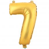 Decostar™ Number Mylar Foil Balloon 16" - "7"
