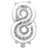 Decostar™ Number Mylar Foil Balloon 16" - "8"