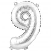 Number Mylar Foil Balloon 16" - "9"