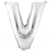 Decostar™ Letter Mylar Foil Balloon 34" - "V"