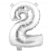 Decostar™ Number Mylar Foil Balloon 34" - "2"