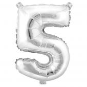 Decostar™ Number Mylar Foil Balloon 34" - "5"