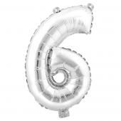 Decostar™ Number Mylar Foil Balloon 34" - "6"