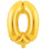 Decostar™ Number Mylar Foil Balloon 34" - "0"