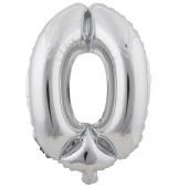 Decostar™ Number Mylar Foil Balloon 34" - "0"