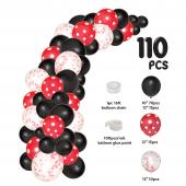 LadyBug Theme Balloon Garland Set 16ft