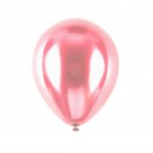 Chrome Latex Balloon 5" 50pc/bag - Pink