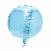 Decostar™ 8" 4D Sphere Mylar Balloon 24pc/bag - Blue