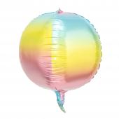 8" 4D Sphere Mylar Balloon 24pc/bag - Multicolor