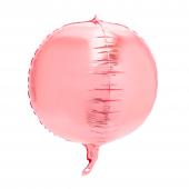 8" 4D Sphere Mylar Balloon 24pc/bag - Pink