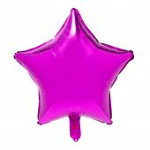 18" Star Mylar Balloon 24pc/bag - Fucshia