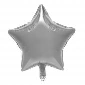 Decostar™ 18" Star Mylar Balloon 24pc/bag - Silver